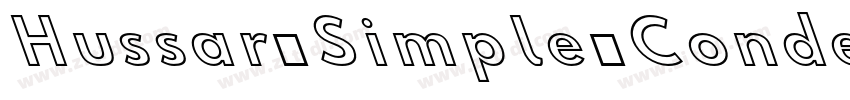 Hussar Simple Conden字体转换